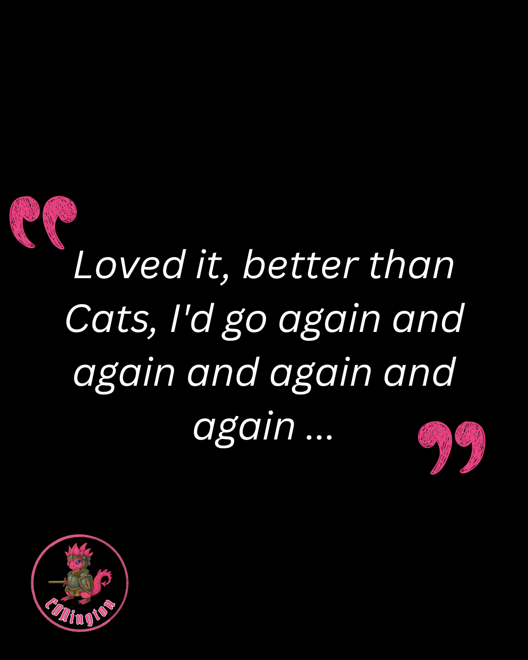 CONington 2026 badge holder quote